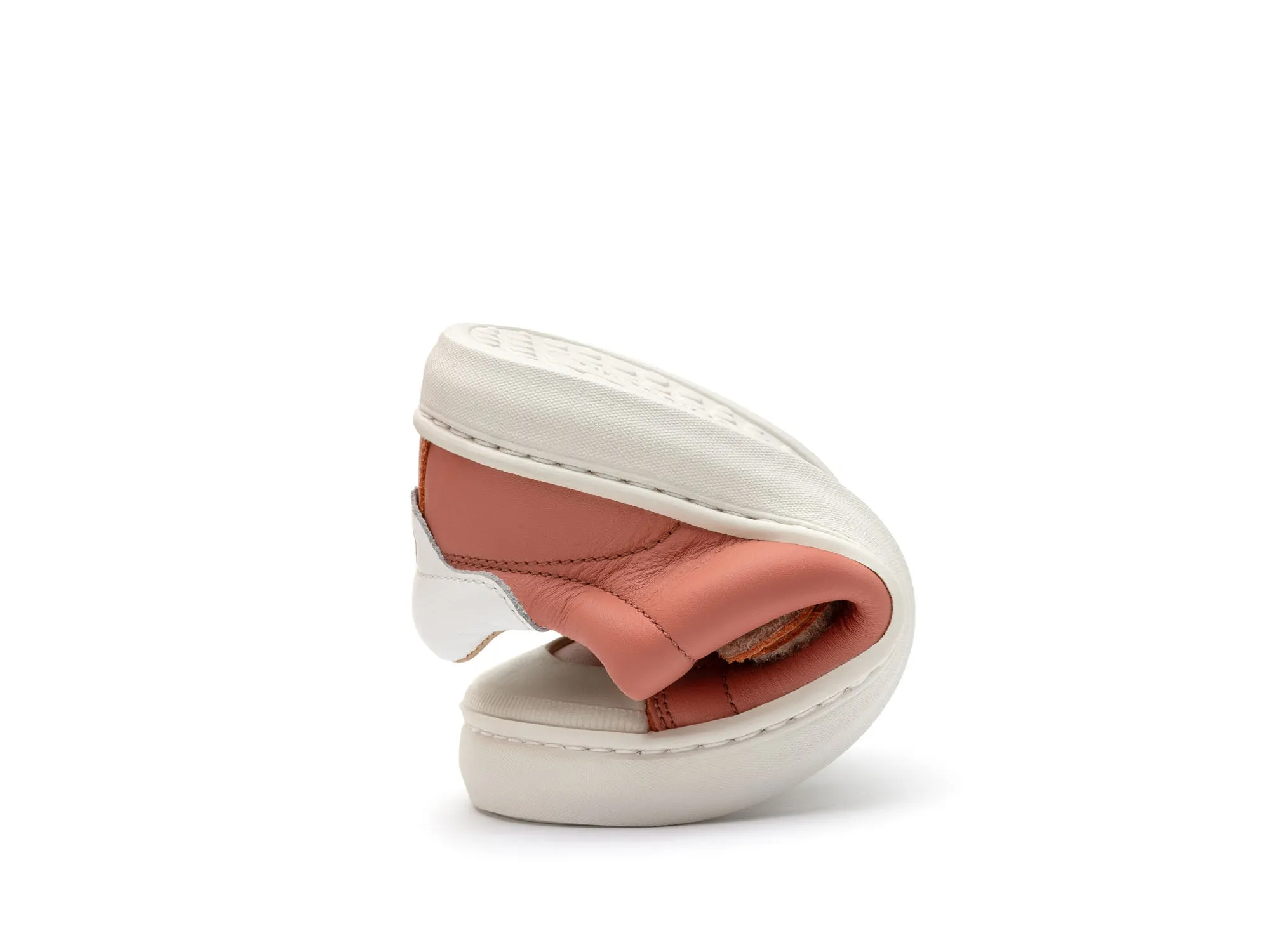Tip Toey Joey Girl's Ramp Sneakers - Rosa Seco / White Chic Kids