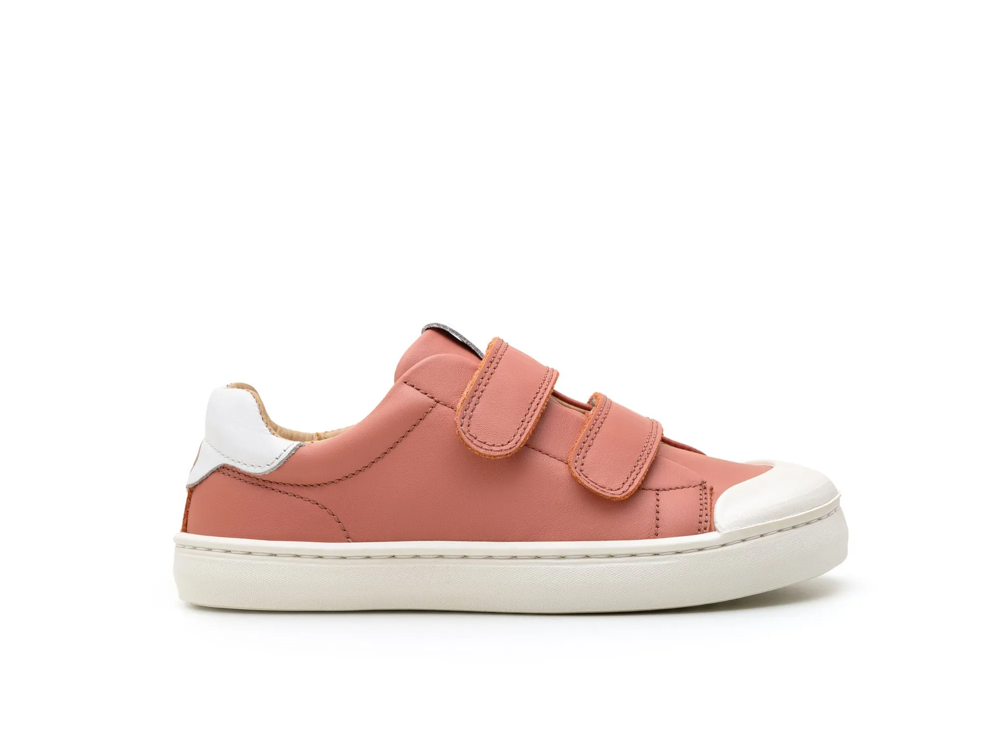 Tip Toey Joey Girl's Ramp Sneakers - Rosa Seco / White Chic Kids