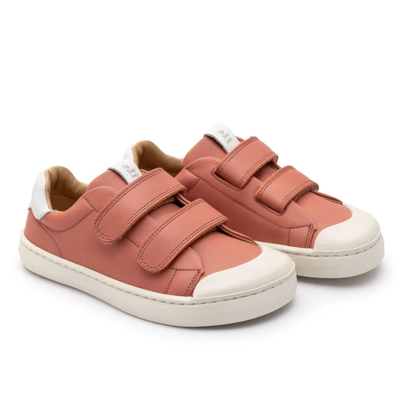 Juvenile products Kids' fall shoes Tip Toey Joey Girl's Ramp Sneakers - Rosa Seco / White