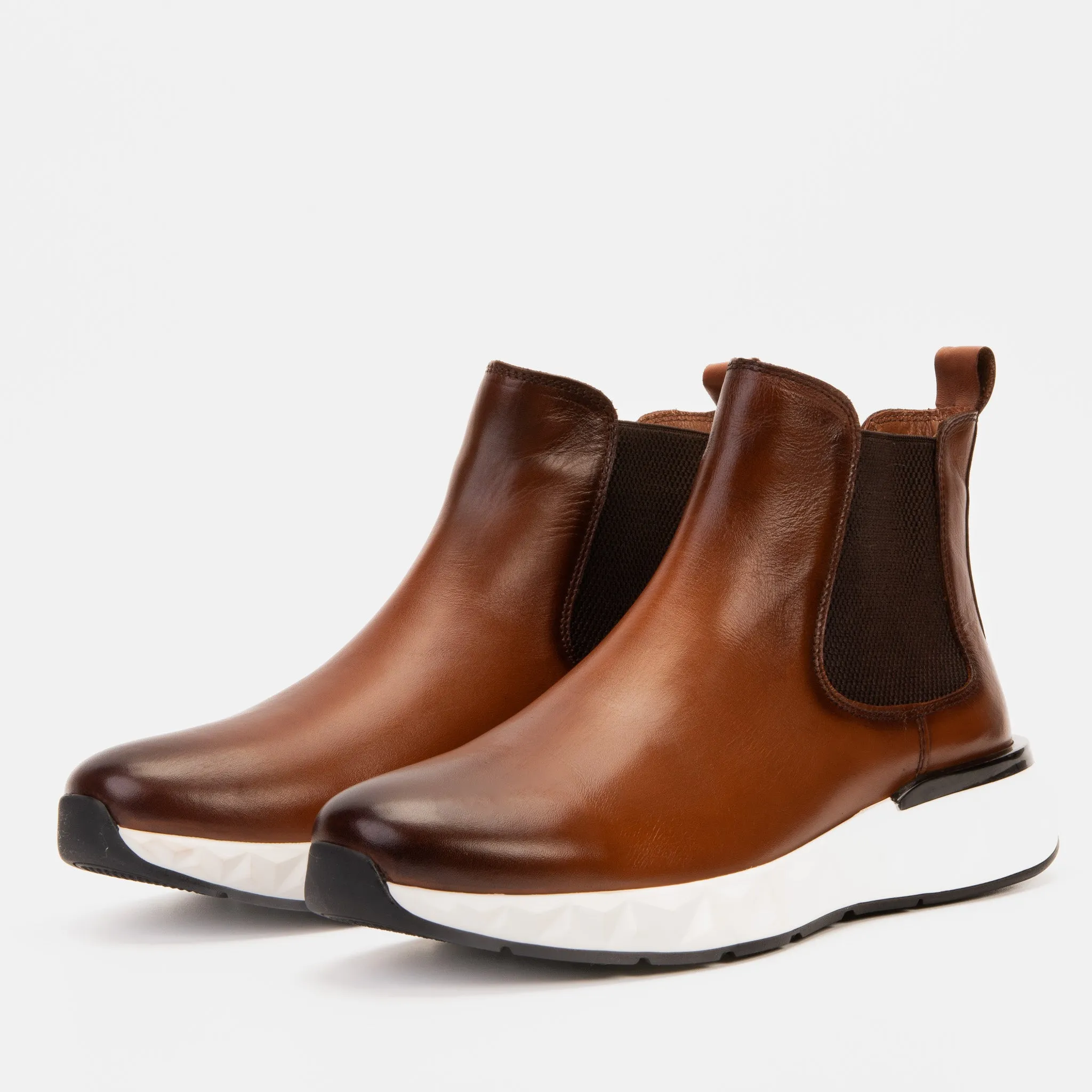 Toe-Protector The Apex Tan Leather Men Chealsea Boot