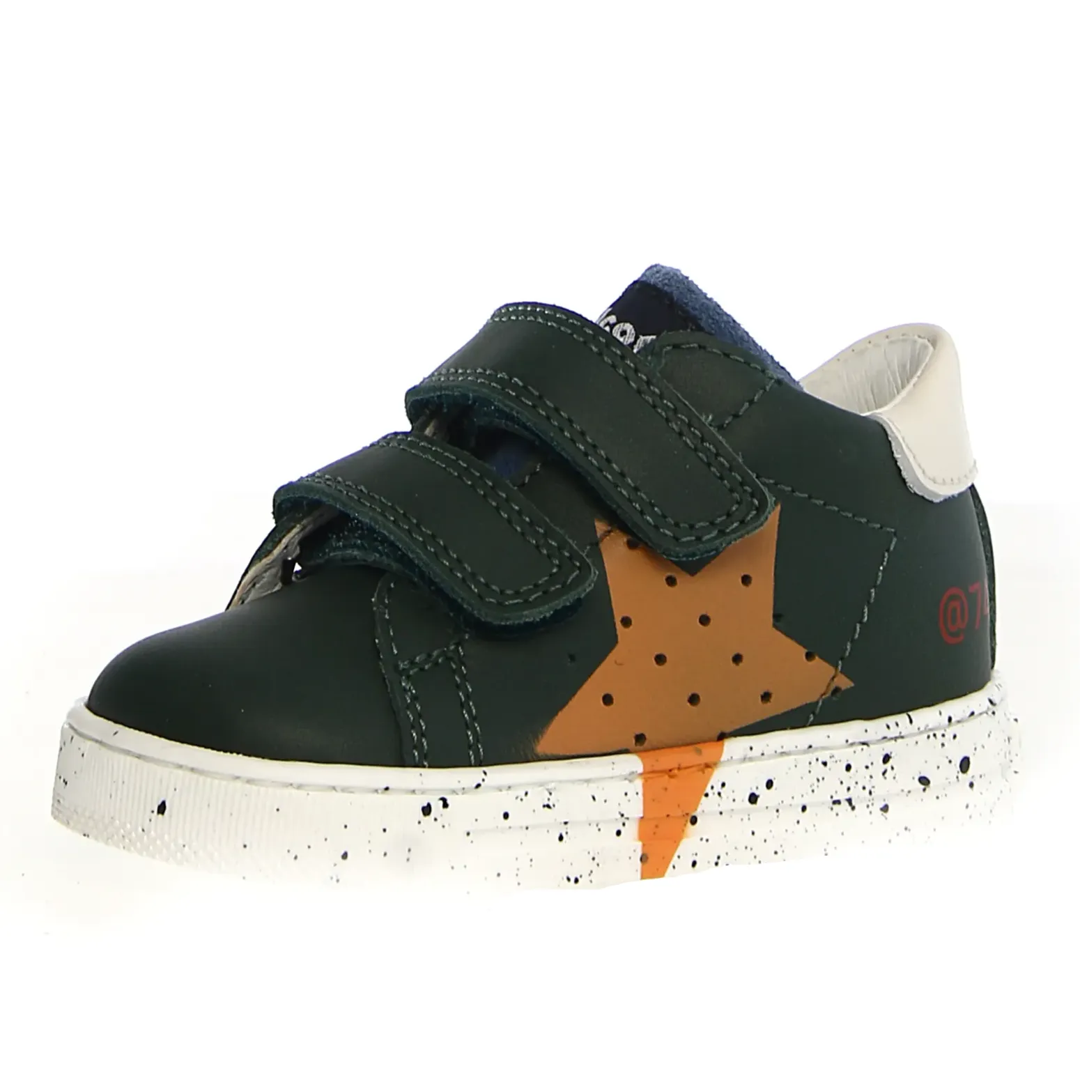 Top Picks Falcotto Salazar 3 Vl Boy's and Girl's Casual Shoes - Green Bottle/Orange/Azure