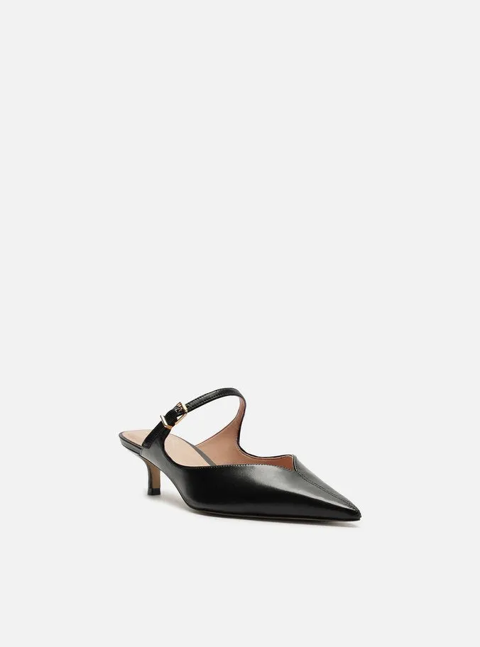 Transparent Wedges Annabelle Leather Mule