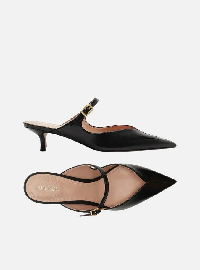 Transparent Wedges Annabelle Leather Mule