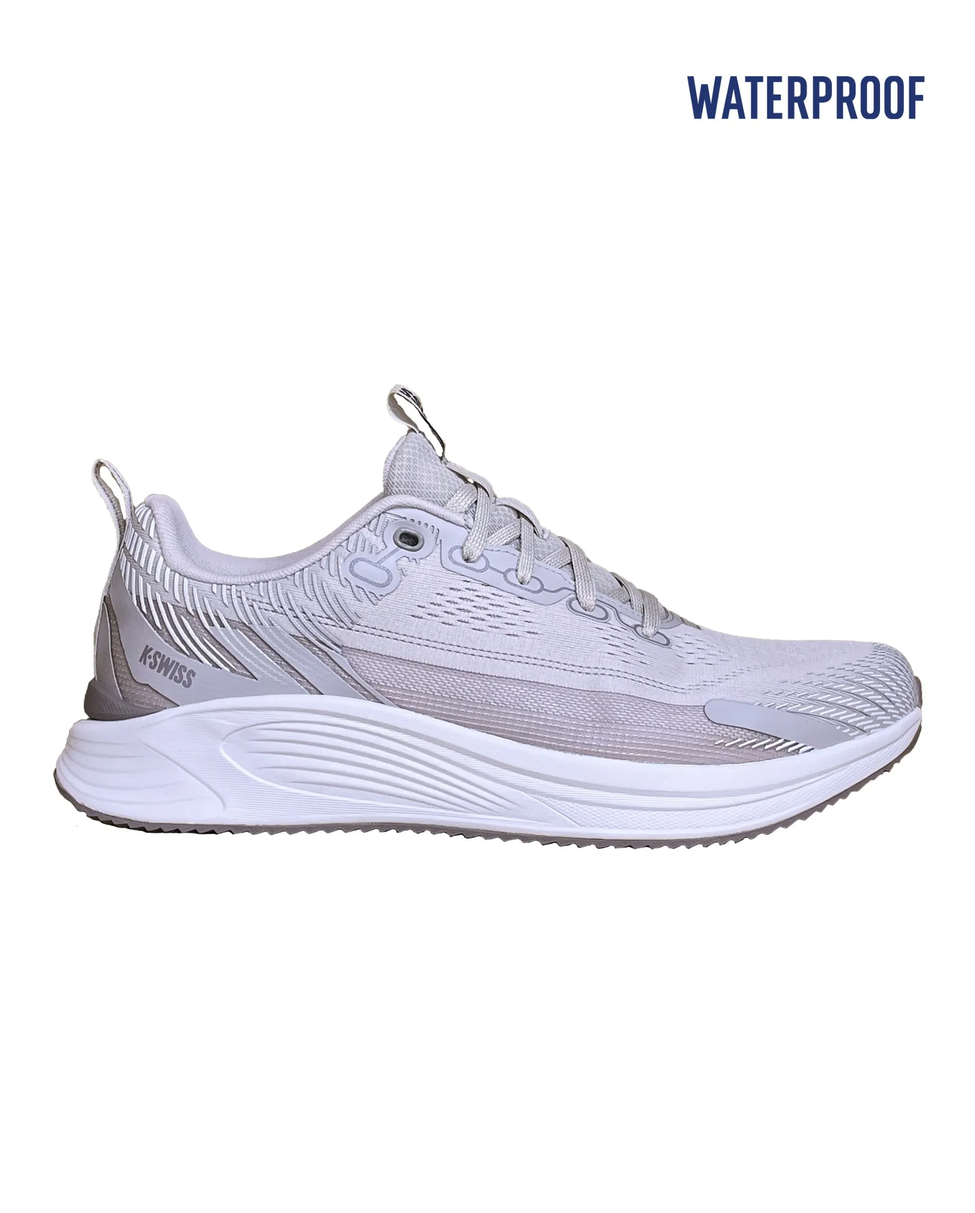 09458-022-M | MEN'S PROTO TRAINER WATERPROOF SNEAKERS | SILVER/CINDER/BLC Sleek Form Work Out