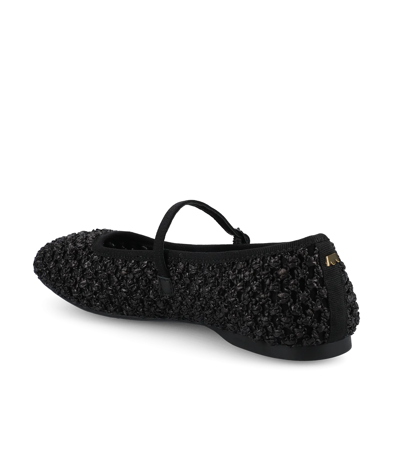Trendy Look The Hummingbird Mary Jane - Black Openweave