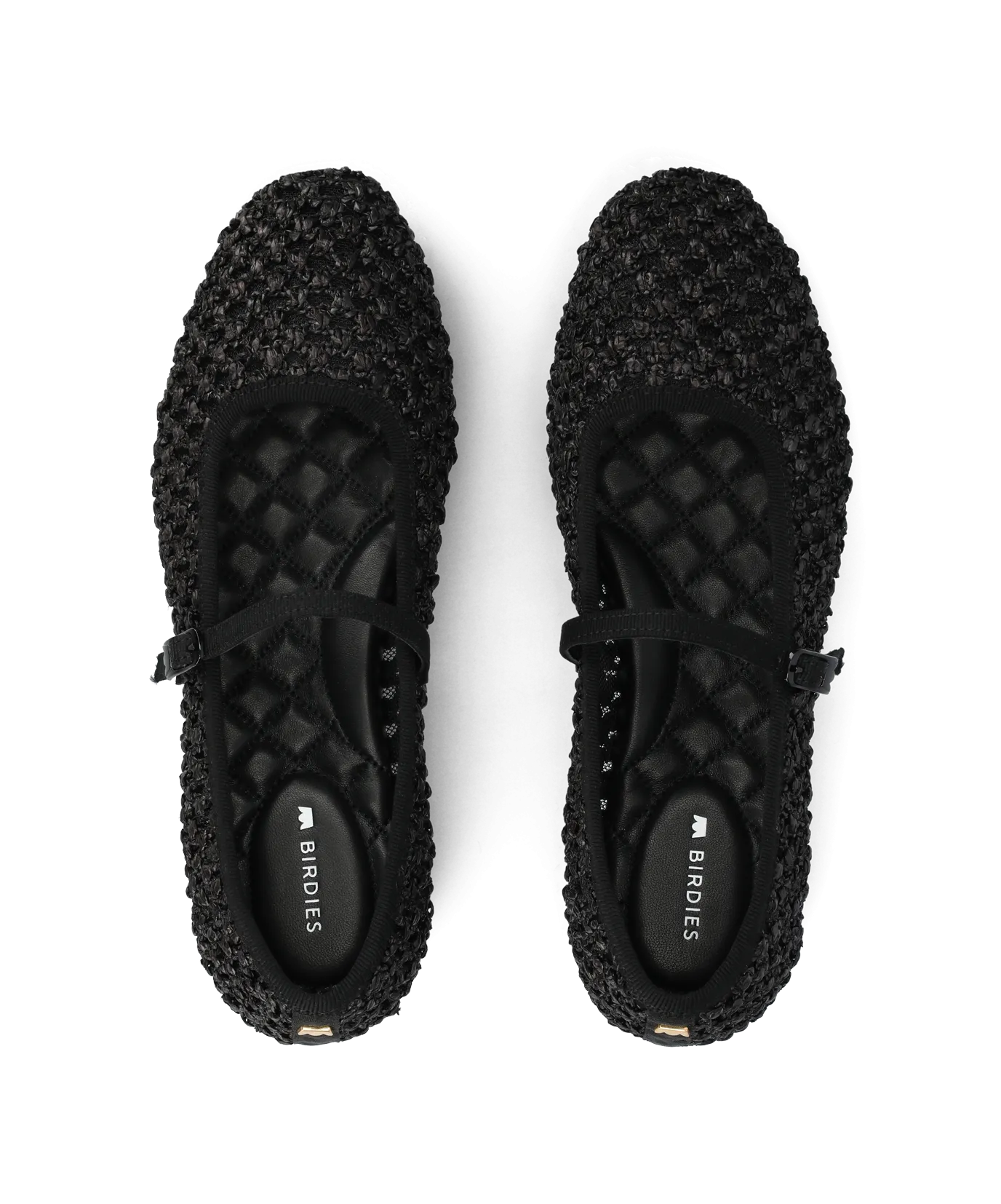 Trendy Look The Hummingbird Mary Jane - Black Openweave
