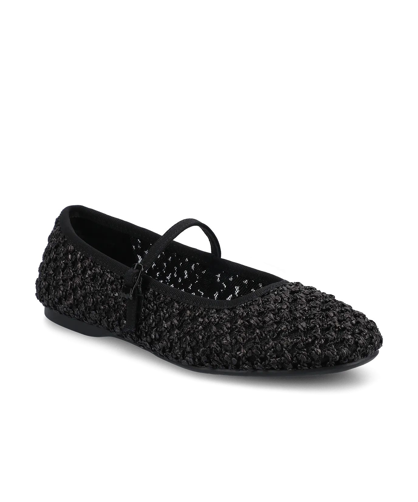 The Hummingbird Mary Jane - Black Openweave Peak Mode