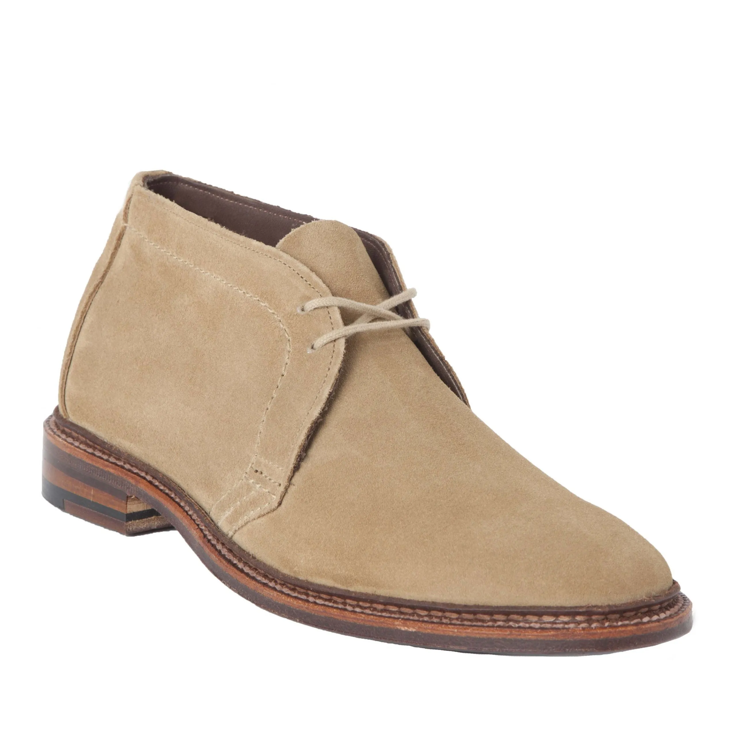 Every Condition Suede Material 1494 - Unlined Chukka  in Tan Suede