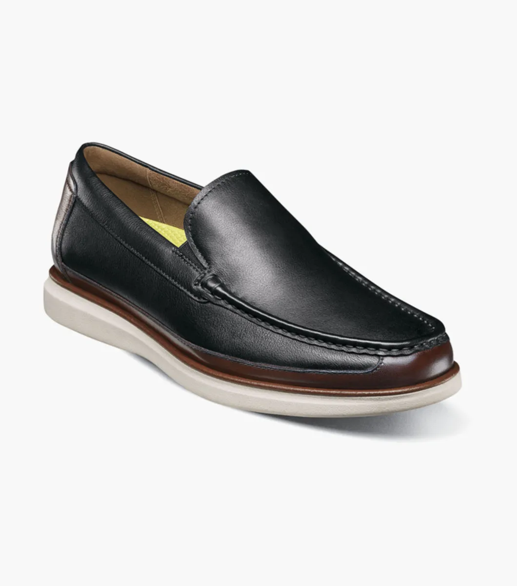 Tropics Moc Toe Venetian Slip On-Black Multi | Florsheim Grace Fit