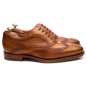 All Fit Chic Style Shoes 'Turing' Tan Brown Oxford Brogues UK 7.5 FX