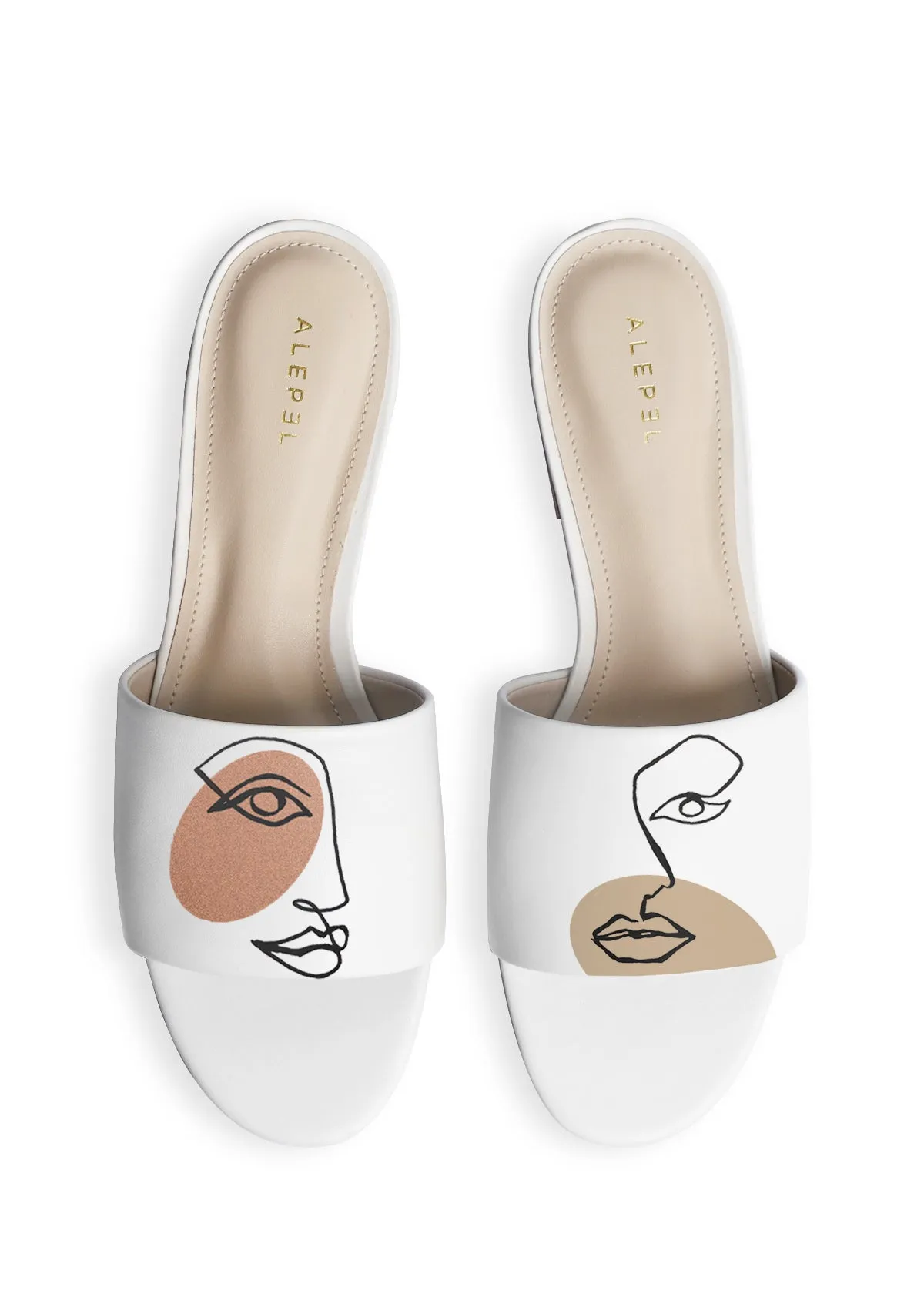 Heart Glow Muscle Aid Twins White Slide