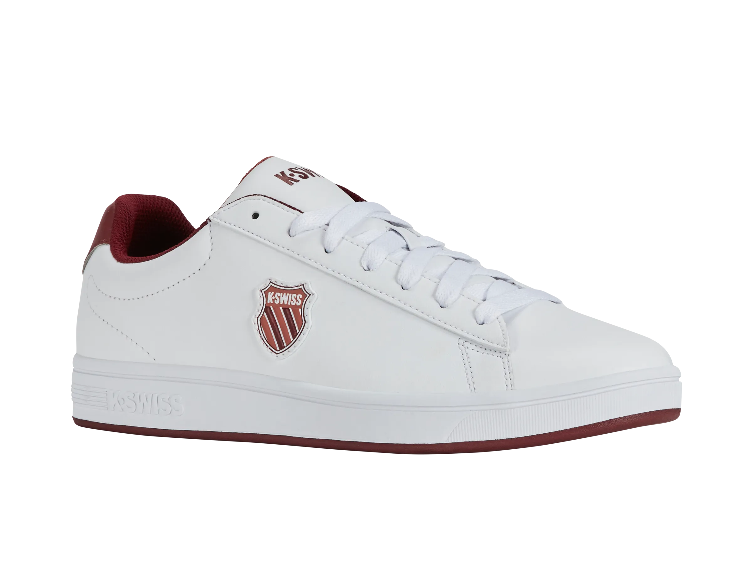 Ultimate Wear 06599-135-M | COURT SHIELD | WHITE/BRUSCHETTA/CABERNET