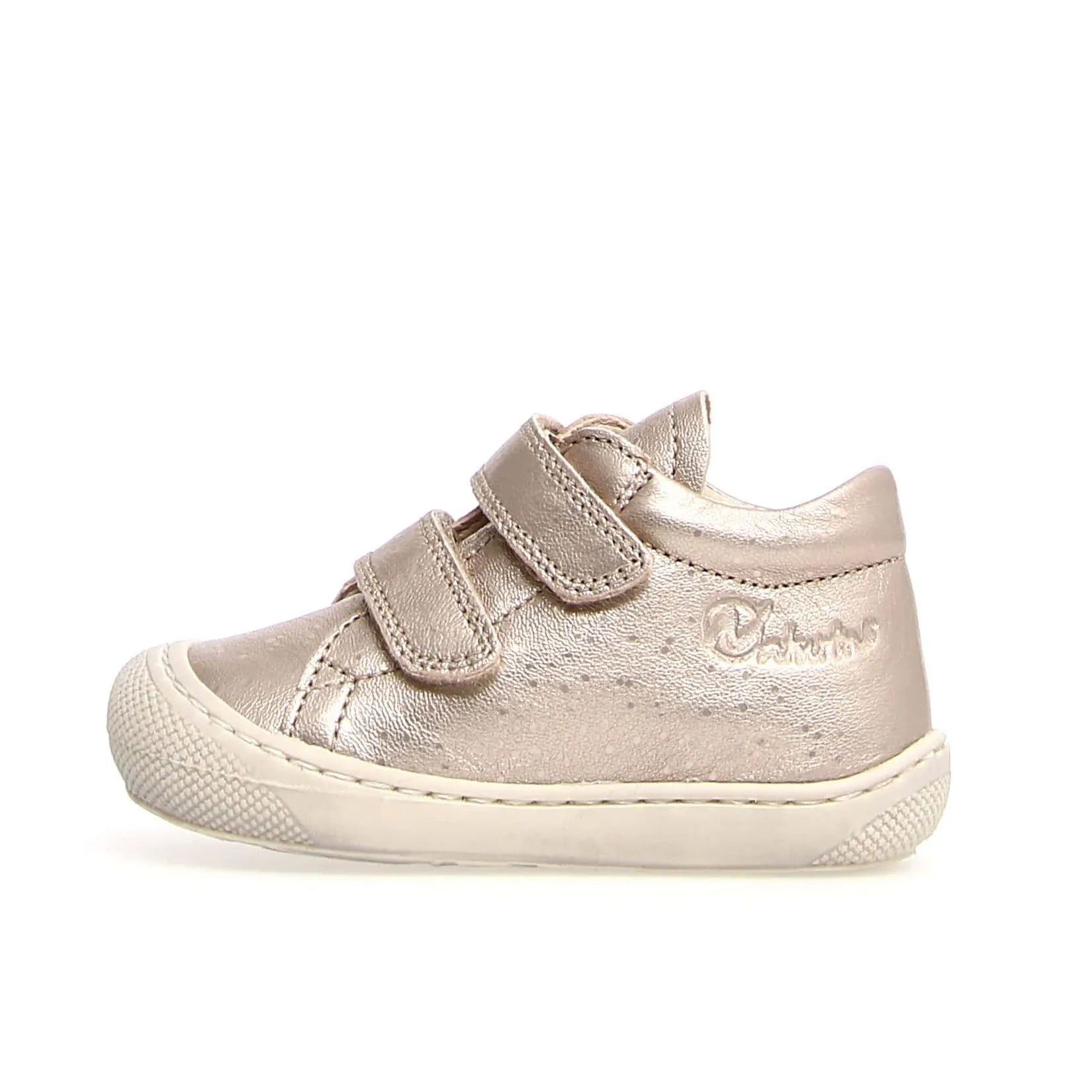 Unique Styles Naturino Girl's Cocoon Shoes, Pebbled Cipria