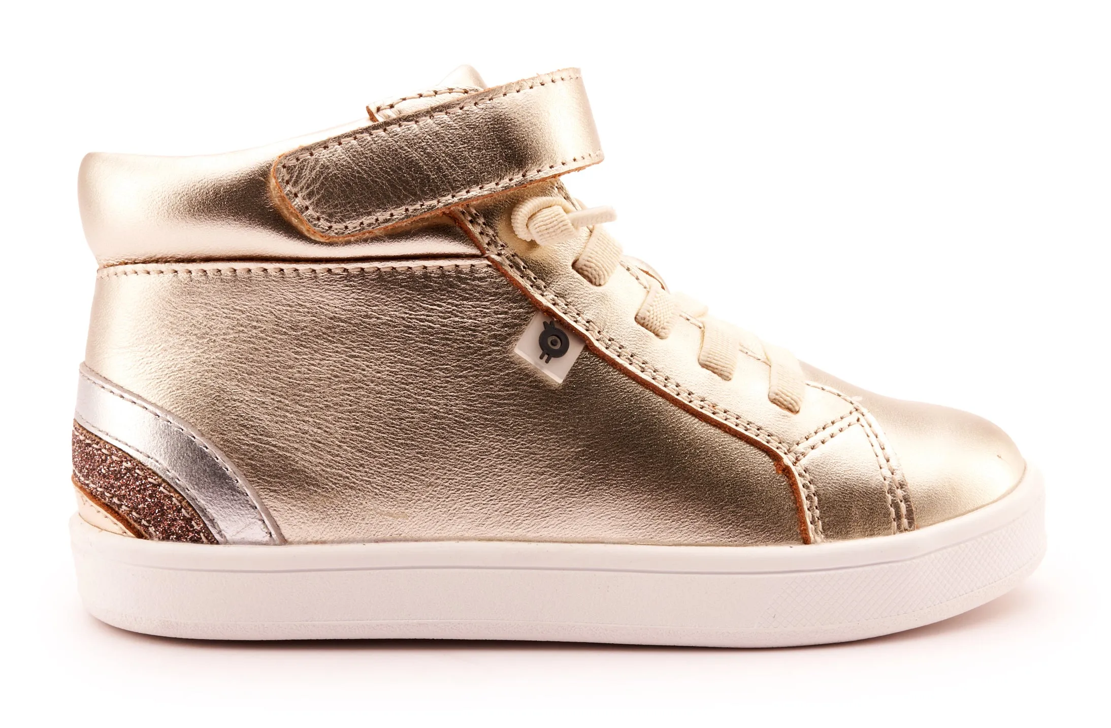 Unisex Styles Old Soles Girl's and Boy's 1011 Sneaksta Rainbow Casual Shoes - Titanium / Silver / Glam Choc / Gold