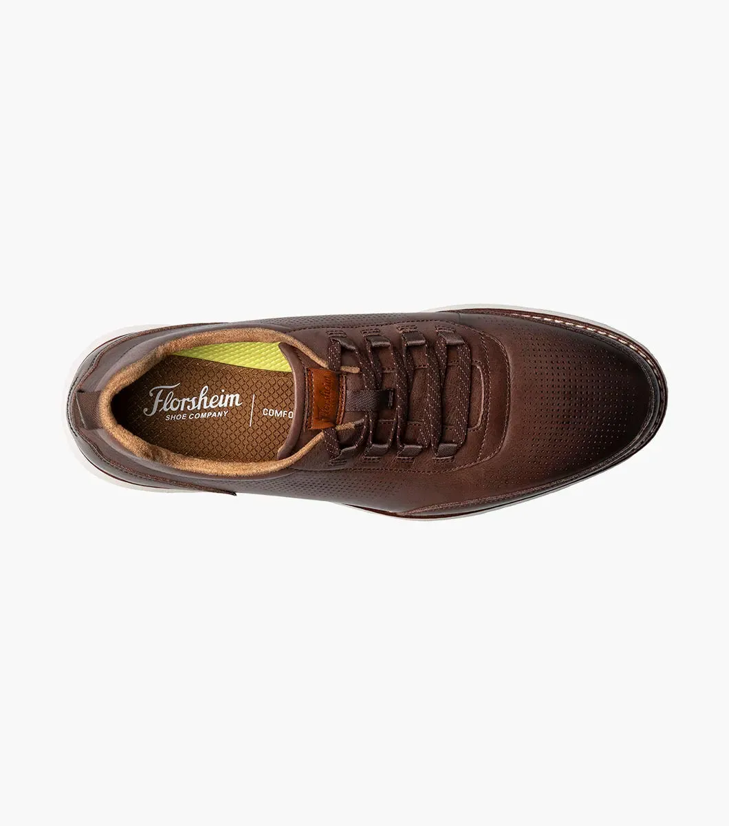 Urban Edge Launch Elastic Lace Slip On-Brown | Florsheim