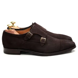 Autumn Style Bodileys 'Lyndon ll' Dark Brown Suede Double Monk Strap UK 7.5 F