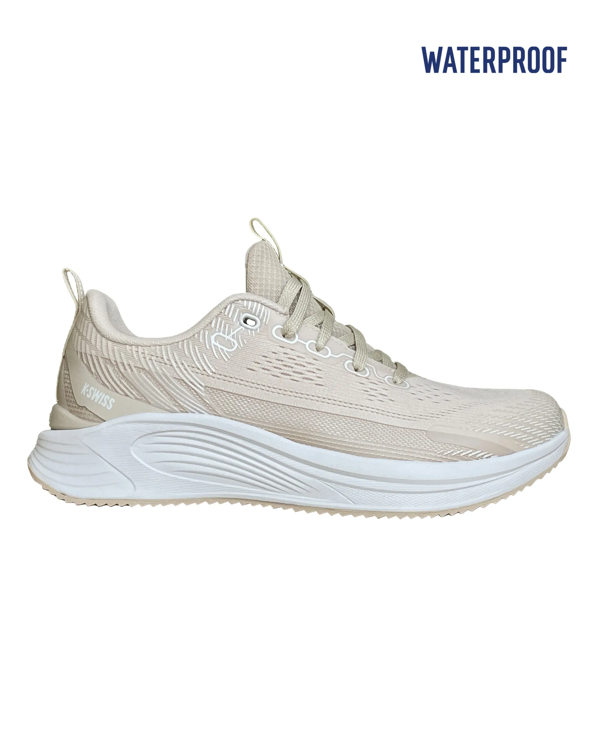 99458-614-M | WOMEN'S PROTO TRAINER WATERPROOF SNEAKERS | SAND/BLANC DE BLANC Everyday Fit