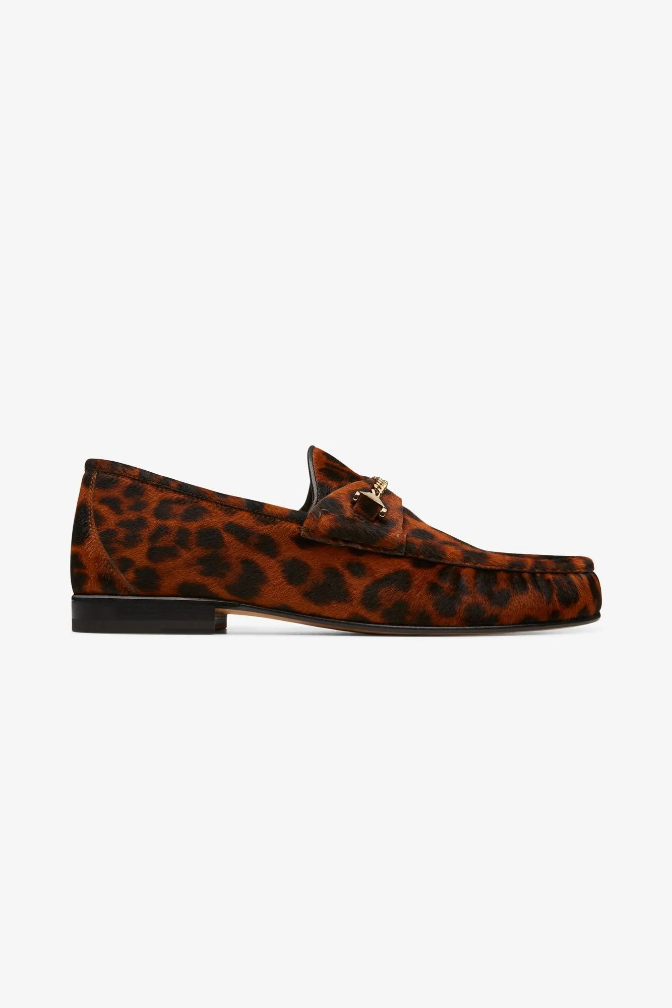 Urban Minimal Mick Moccasin Dark Leopard Pony Hair