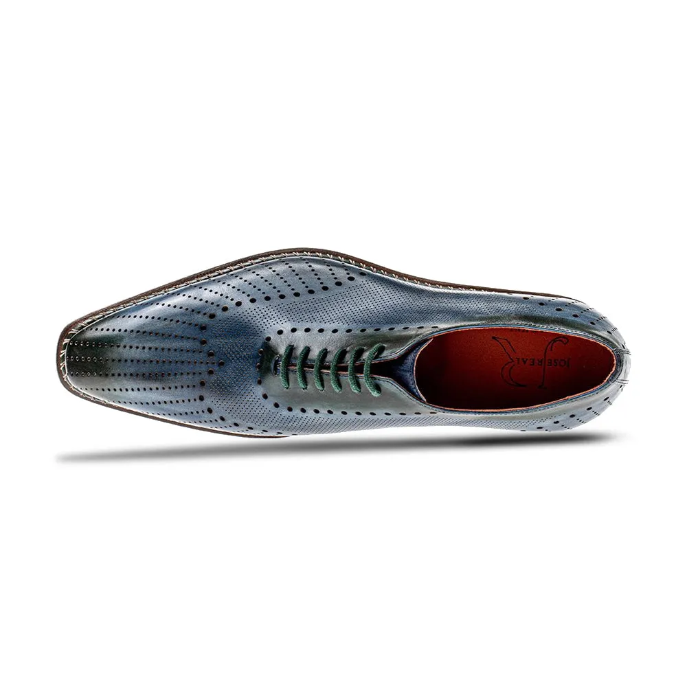 Urban Oxford VELOCE BLUE GREEN OXFORD