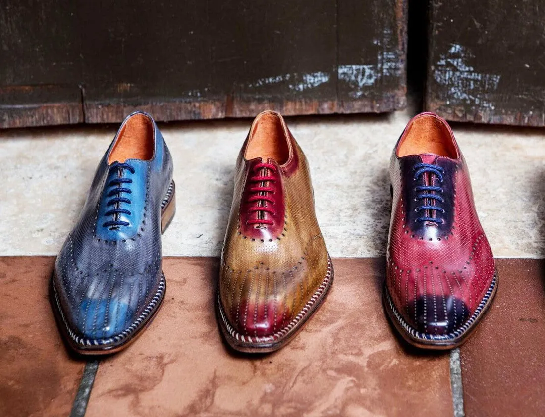 Urban Oxford VELOCE BLUE GREEN OXFORD
