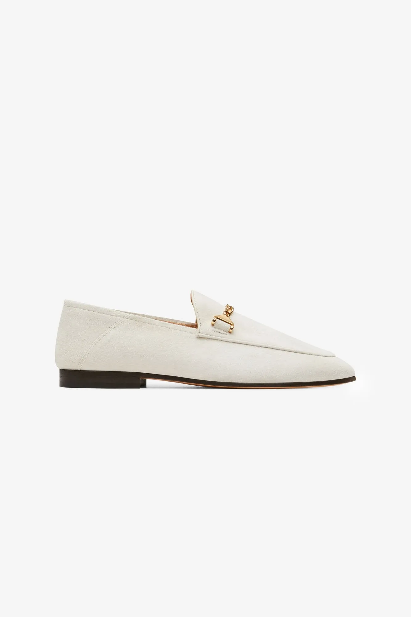 Urban Walk Edge Debbie Loafer Offwhite Kid Suede [Woman]