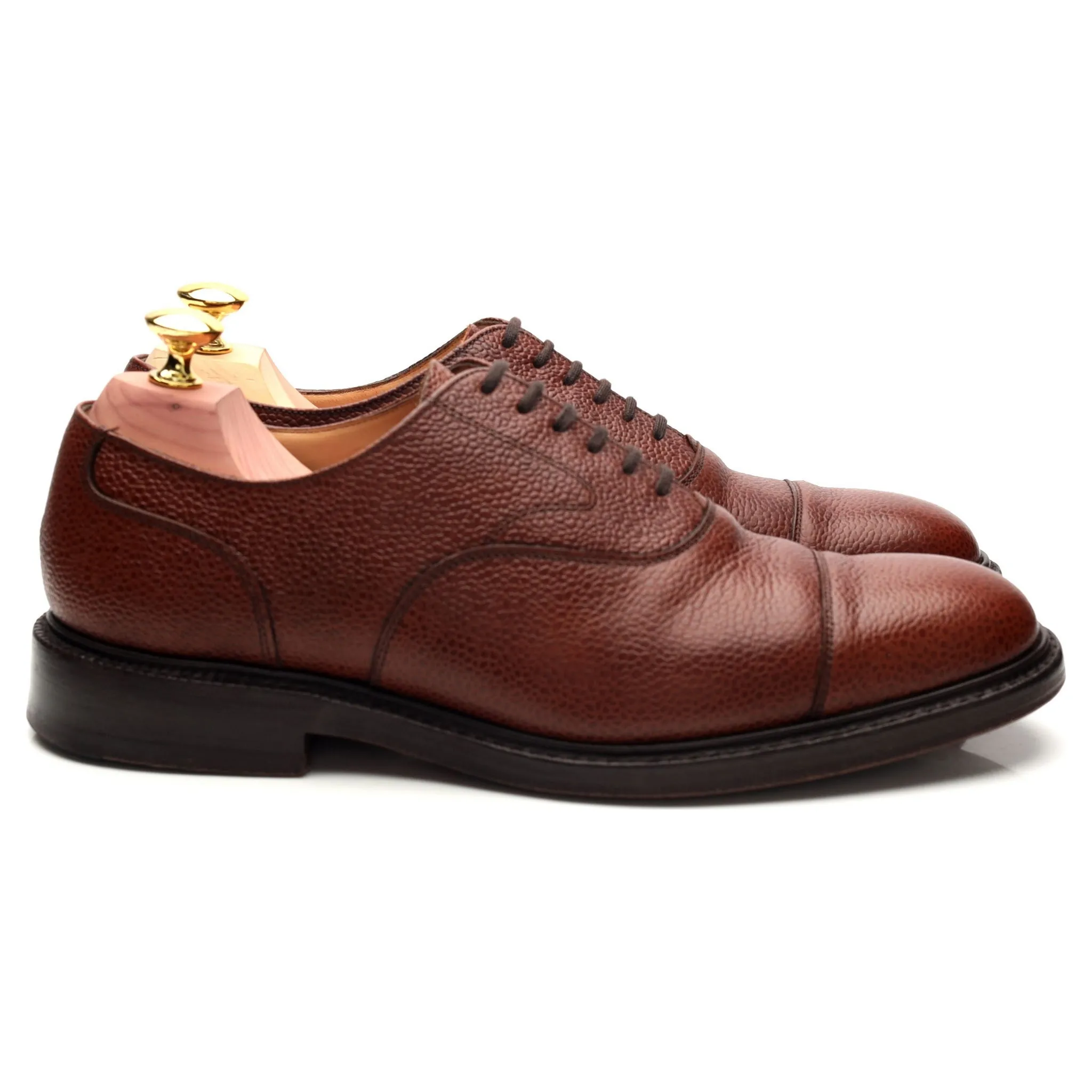 Sophisticated Look Modern Look 'Vale' Brown Leather Oxford UK 7.5 F