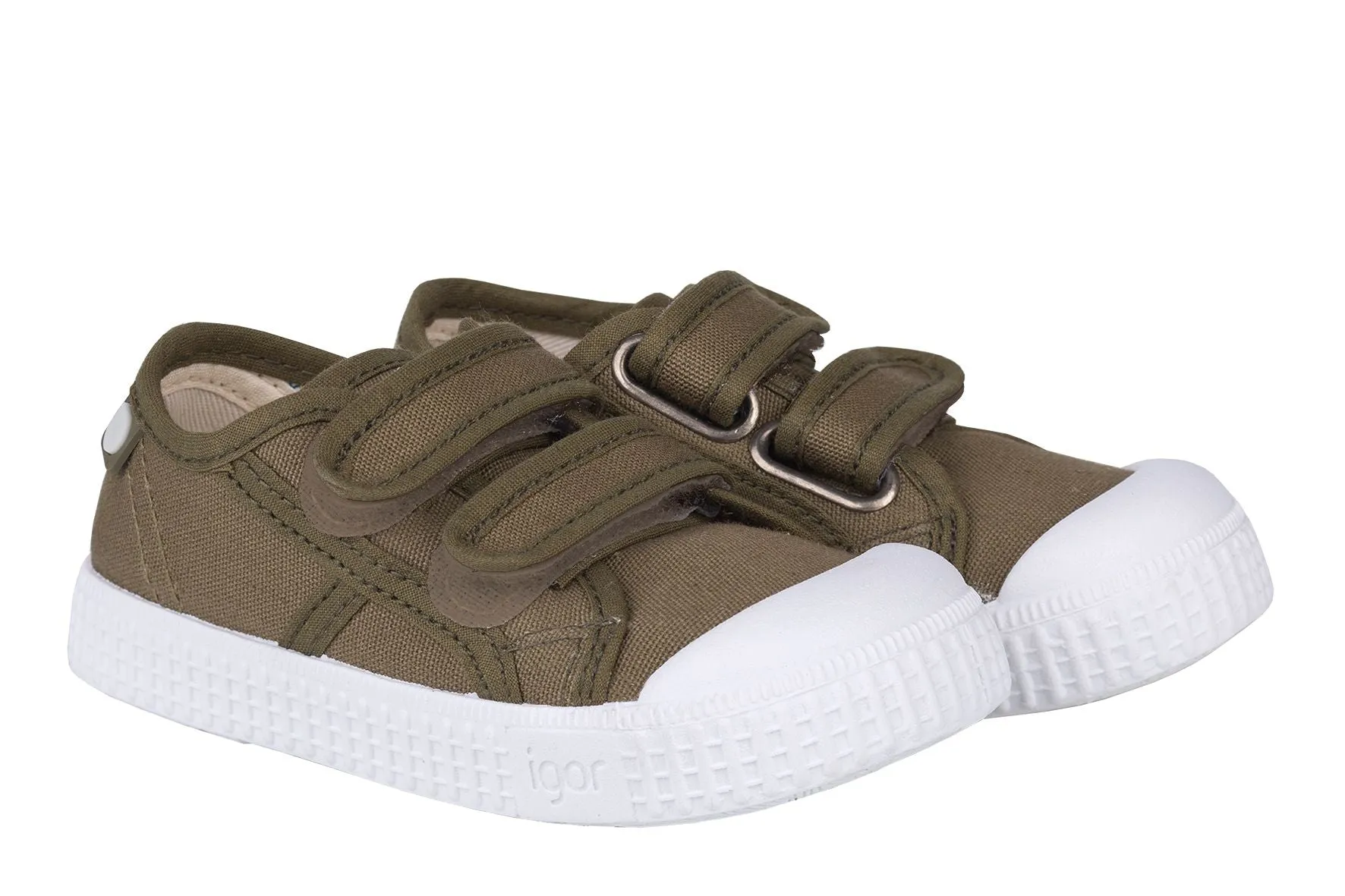 Value for Money Igor S10199 Boy's & Girl's Berri V Shoes - Kaki