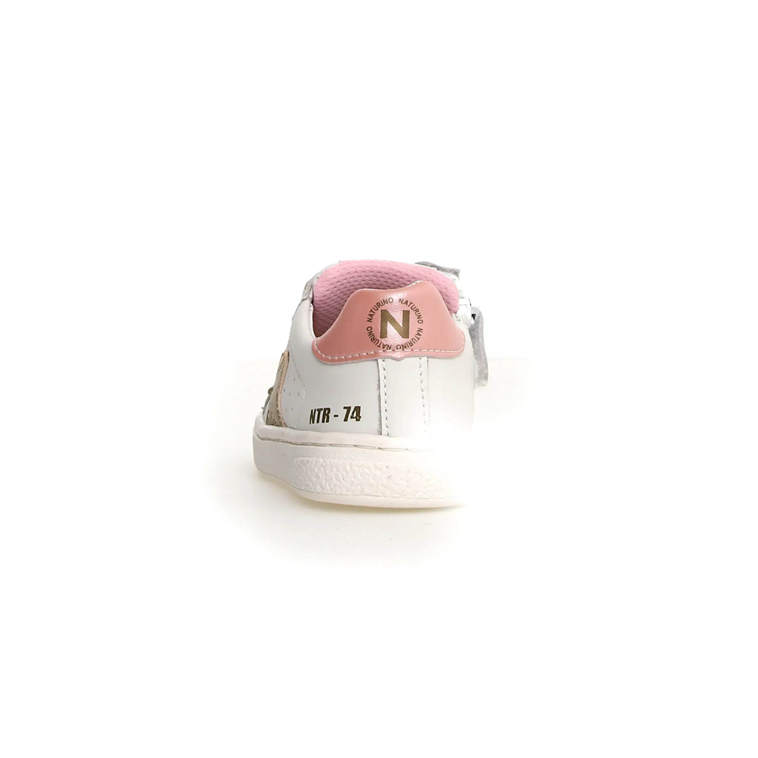 Variety Of Options Naturino Girl's Pinn Zip Casual Shoes - Metallic White / Platinum / Pink