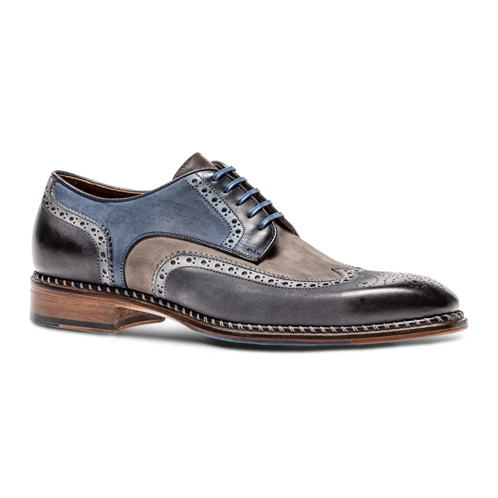 VELOCE ANTRACITE CORTECCIA BLUE WINGTIP Smart Brogue