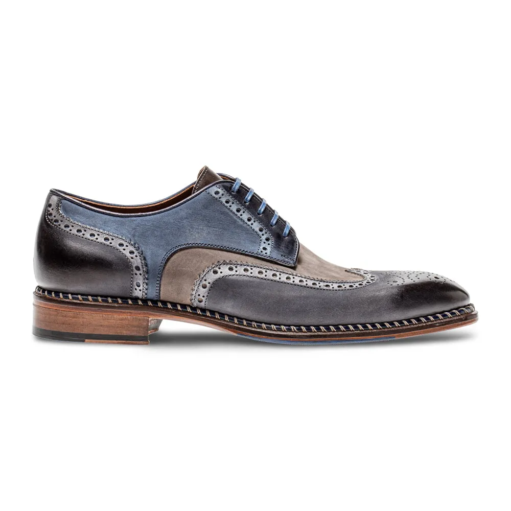 VELOCE ANTRACITE CORTECCIA BLUE WINGTIP Smart Brogue