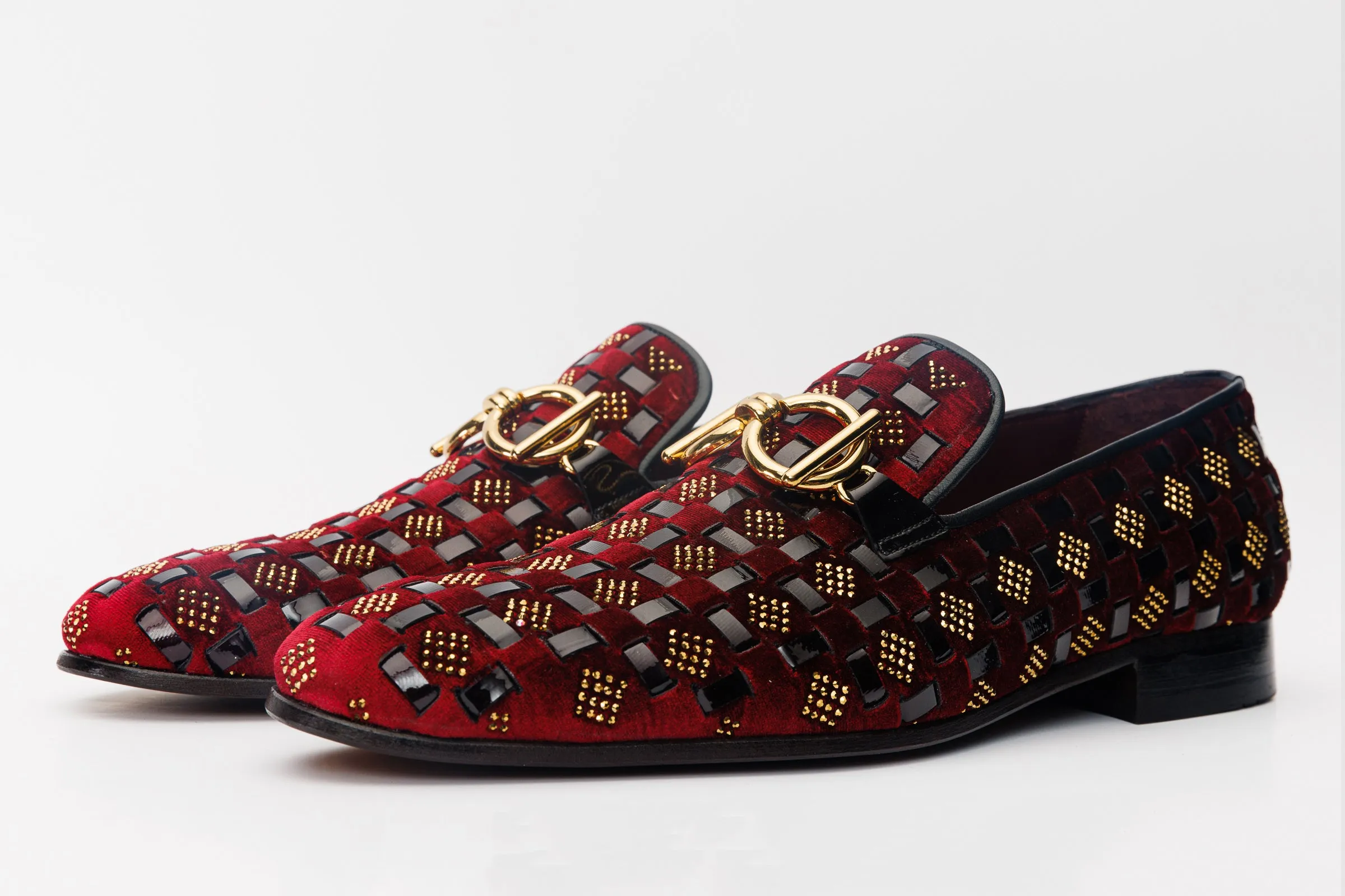Vent-Flow The Vicino Shoe Burgundy Bit Dress Loafer Limited Edition Men Shoe
