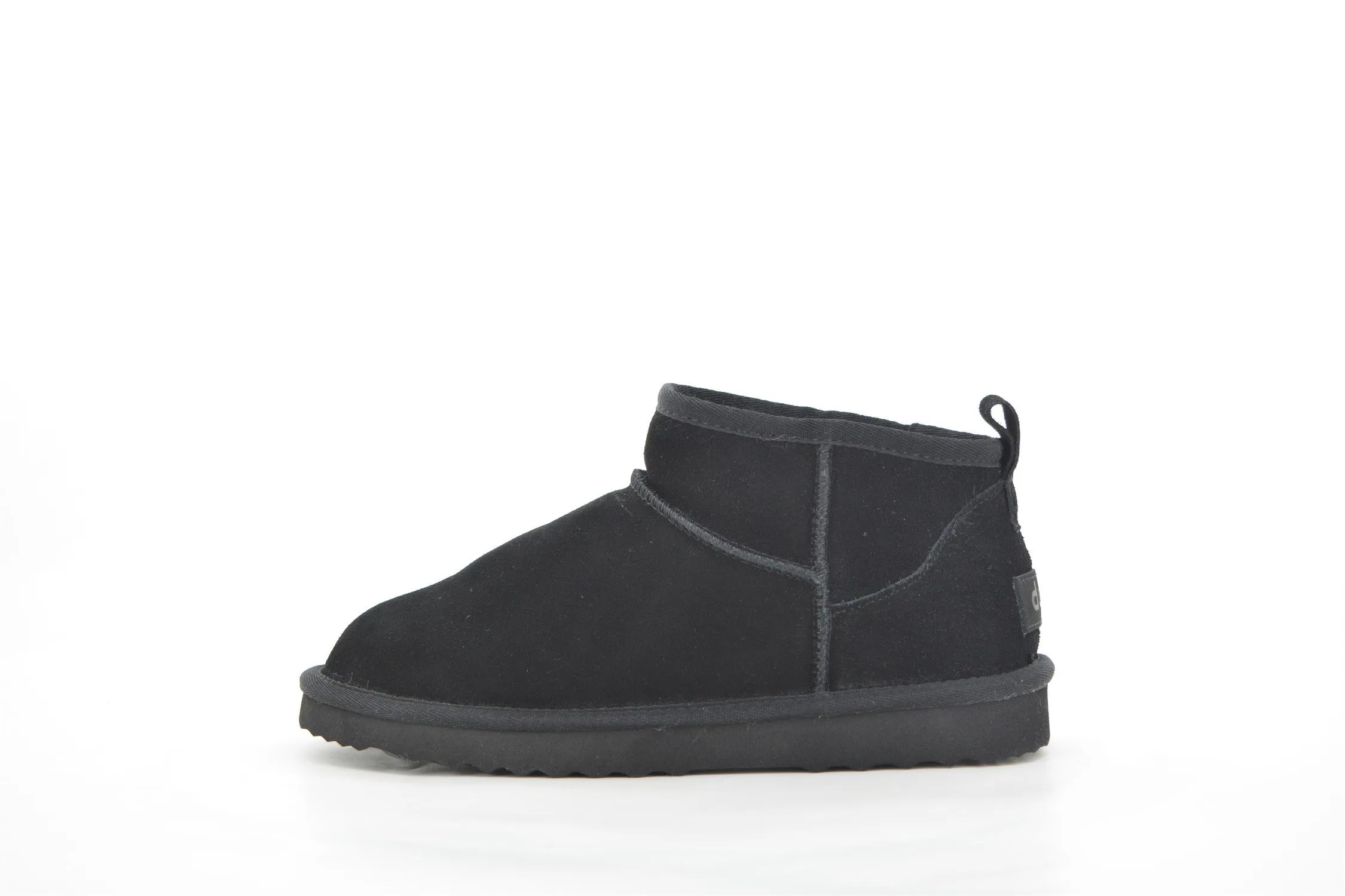 VERONA LOW II BLACK Retro Platform Heels Vegan Heels