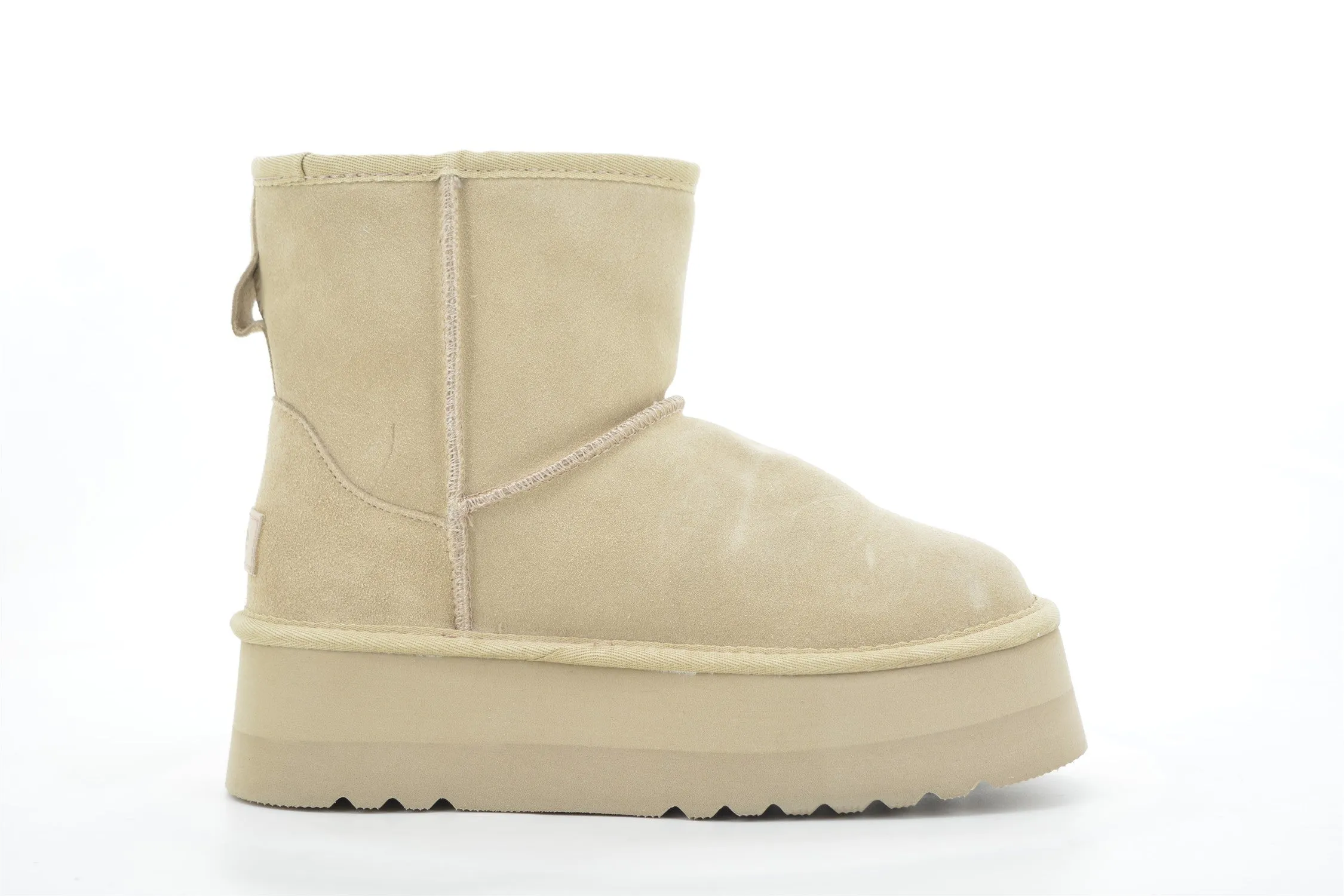 VERONA PLATFORM II BEIGE Spiked Stilettos