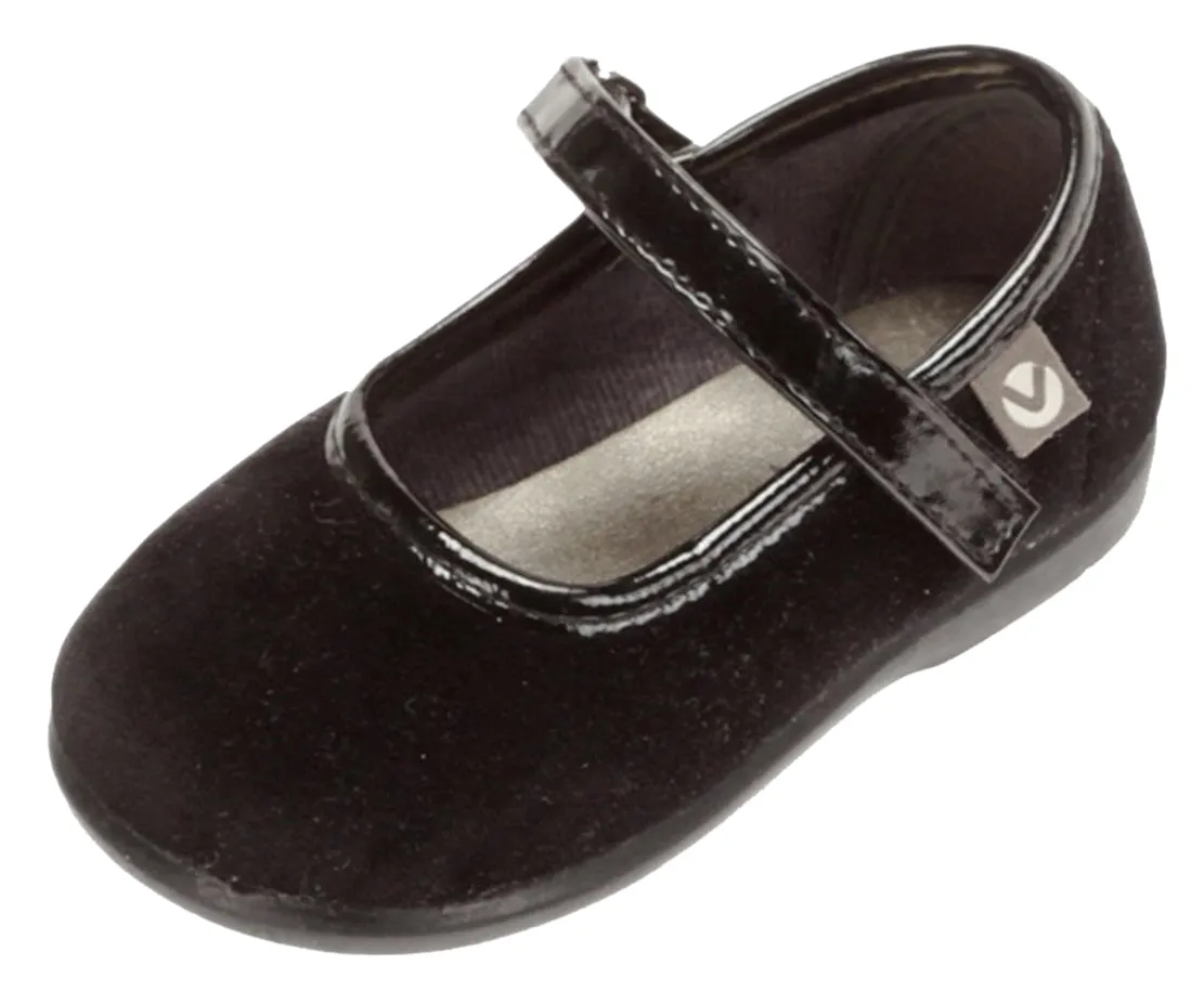 Primary school kids' products Victoria Alba Velvet Mary Jane Black for Girl's