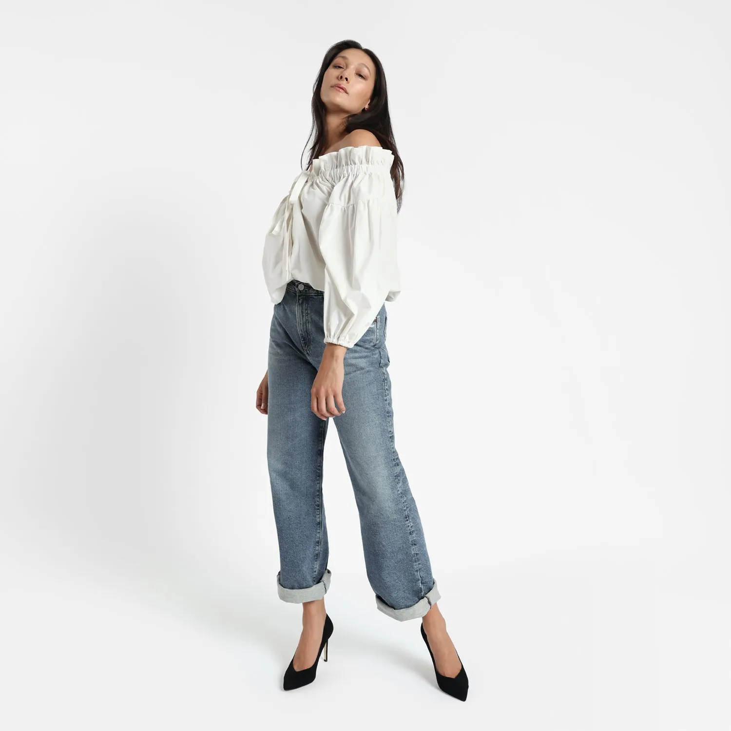 Vintage Pumps Naples Heel | Black suede
