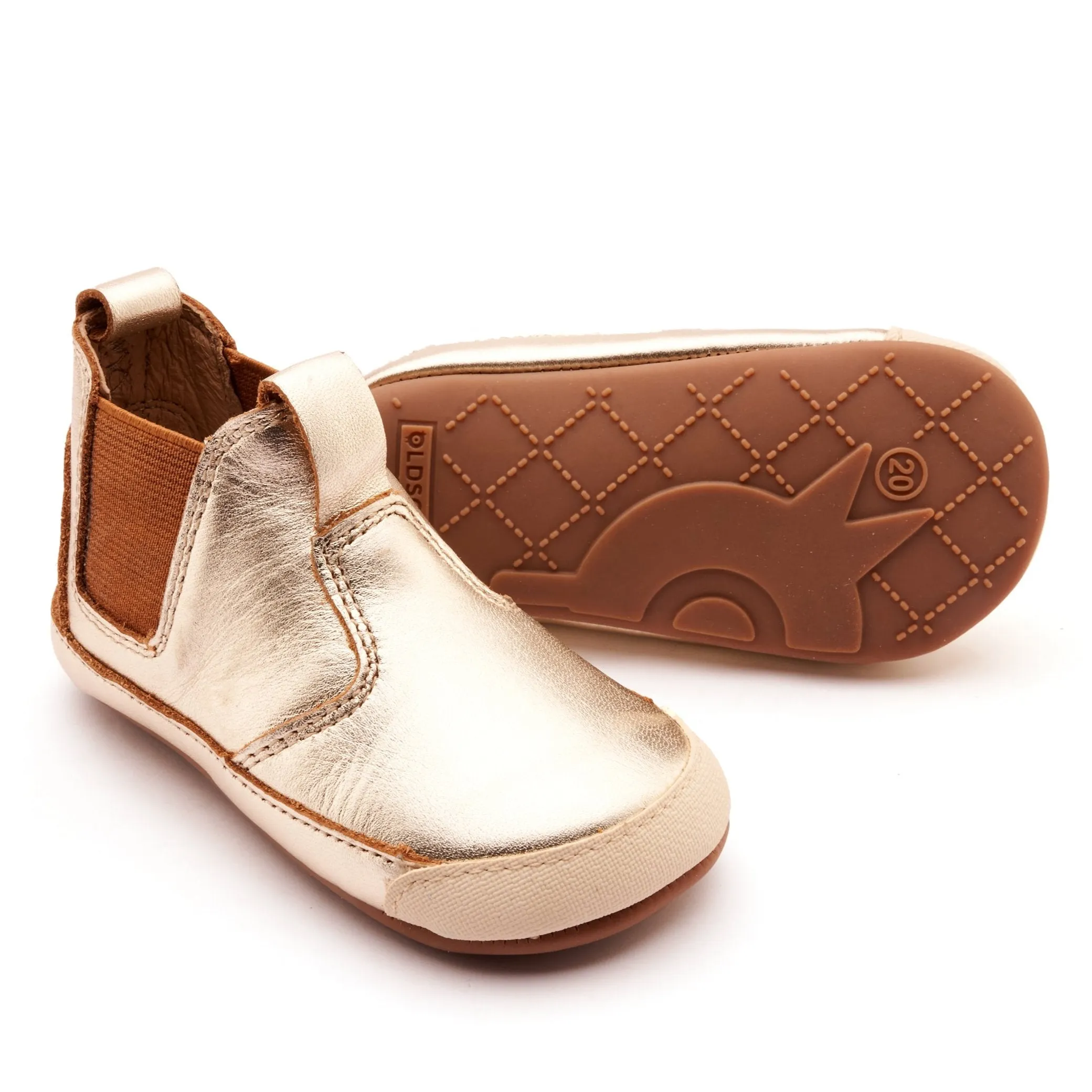 Old Soles Girl's and Boy's Hardy Casual Shoes - Local Gold Girls' specific shoes Kids' formal shoes