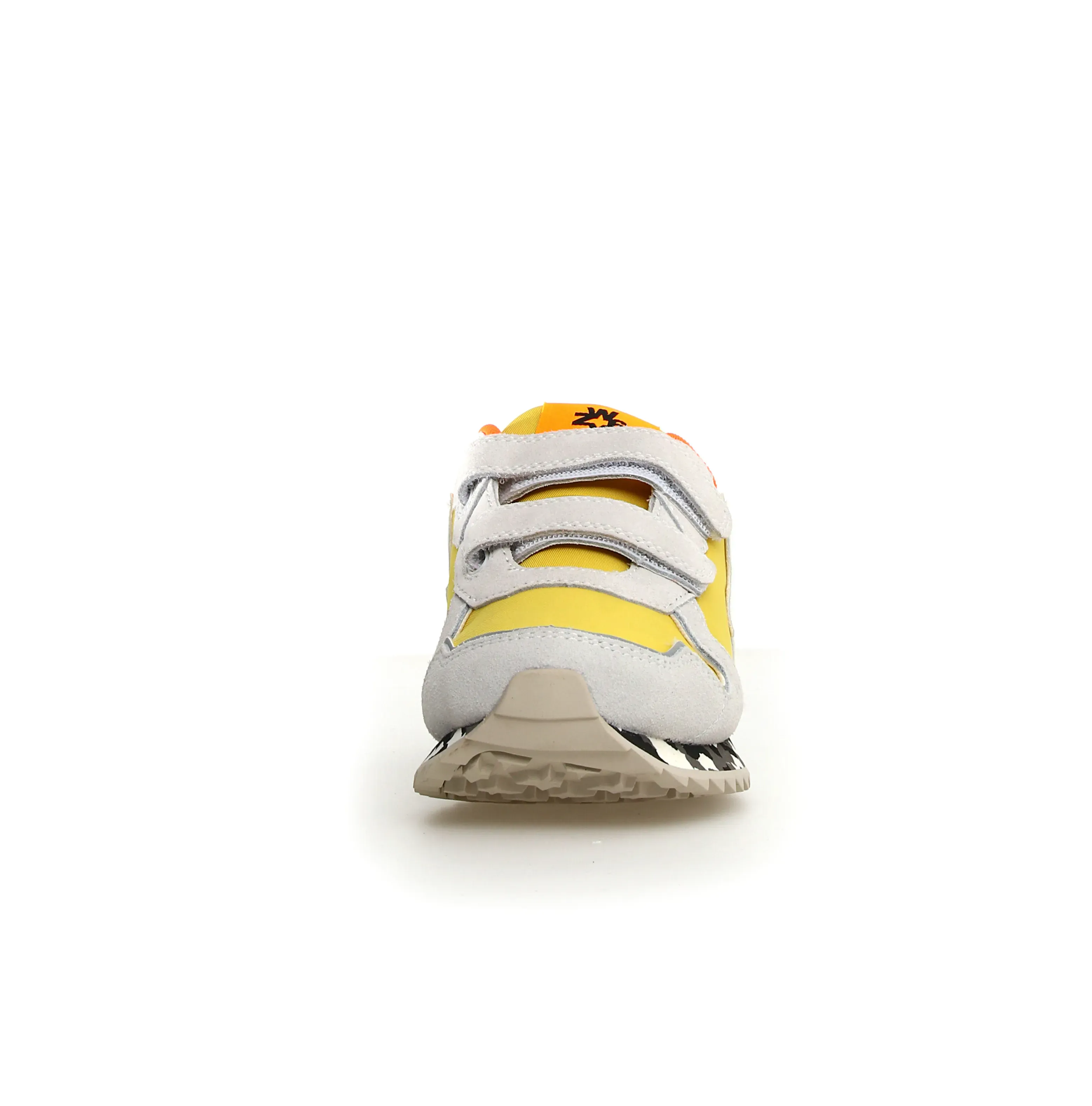 W6YZ Boy's And Girl's Jet Vl-J Casual Shoes - W6YZ White / Yellow Eye Catching