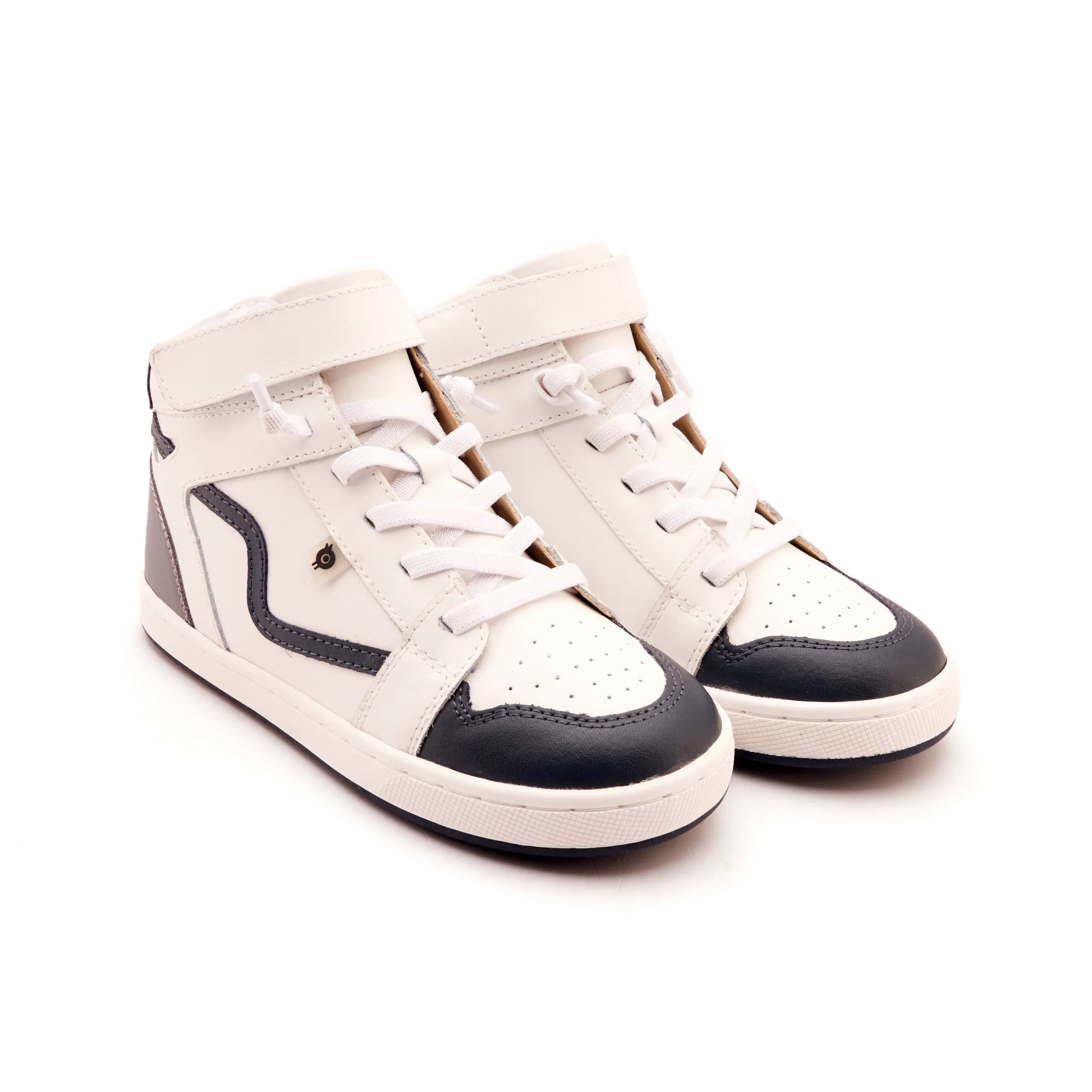 walking shoes Old Soles Boy's Field Jump Casual Shoes - Snow / Shadow / Navy