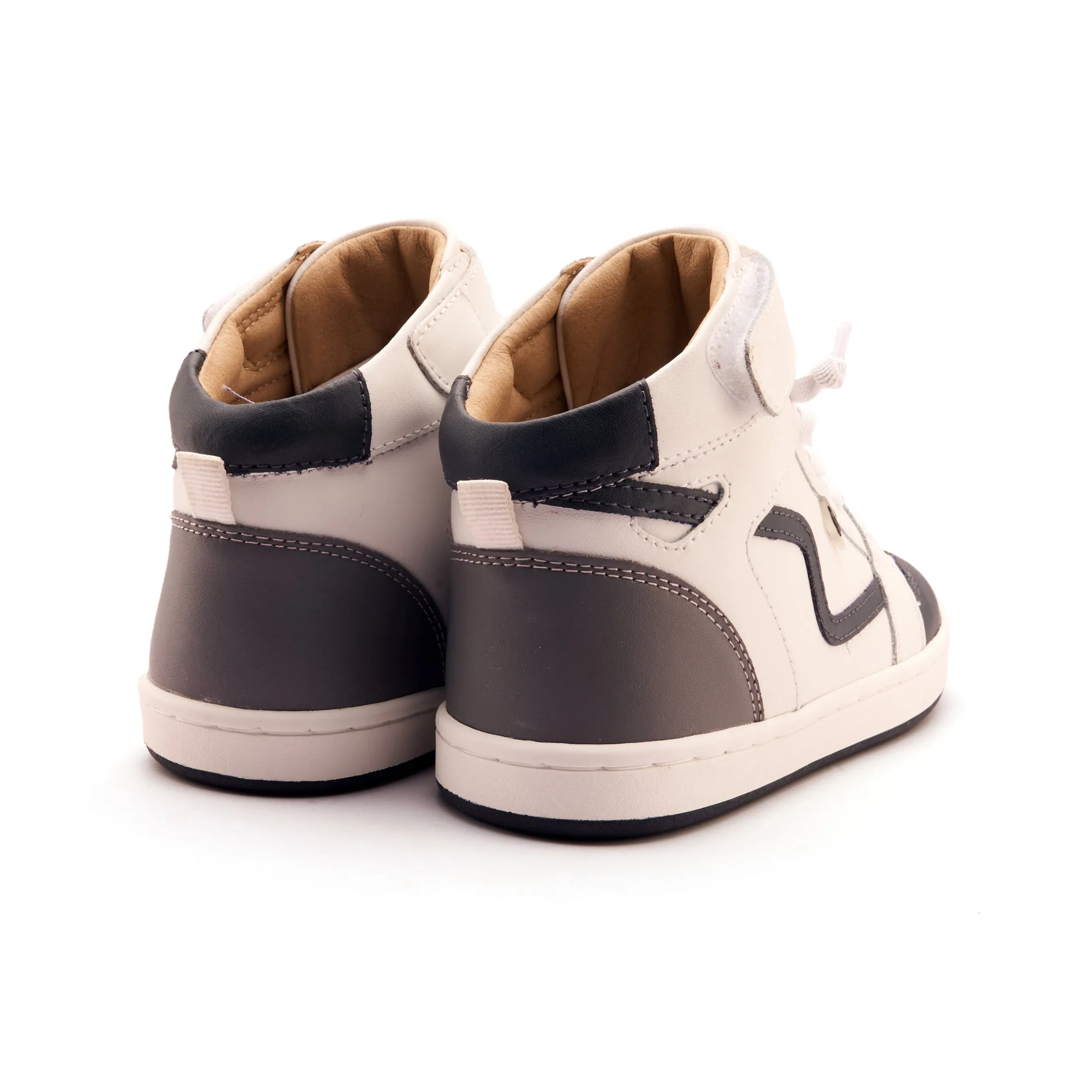 walking shoes Old Soles Boy's Field Jump Casual Shoes - Snow / Shadow / Navy