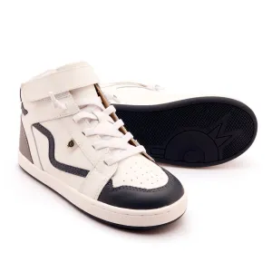 Hiking - suitable kids' shoes Old Soles Boy's Field Jump Casual Shoes - Snow / Shadow / Navy