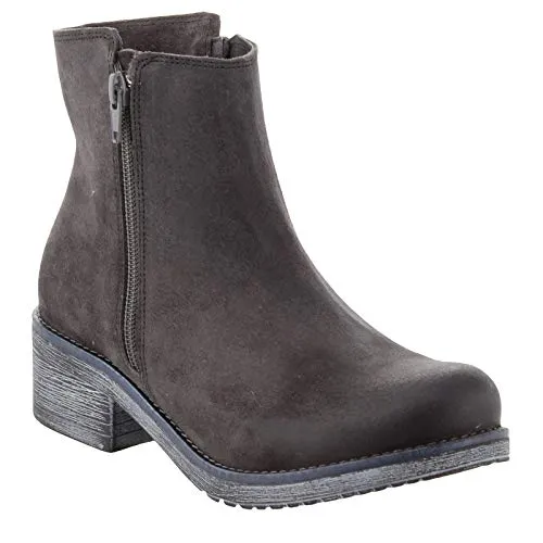 Naot Wander Bootie (17609) Womens Shoes Brushed Oily Midnight Suede