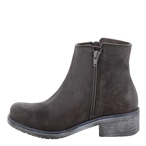 Naot Wander Bootie (17609) Womens Shoes Brushed Oily Midnight Suede