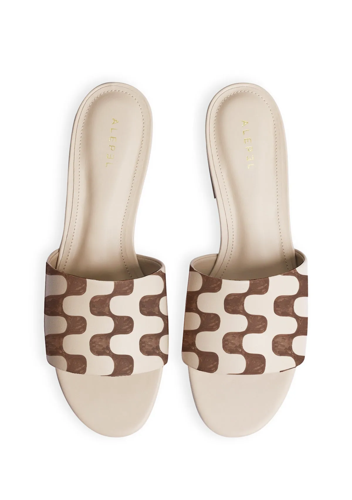 Warm Retro Beige Slide Chill Step