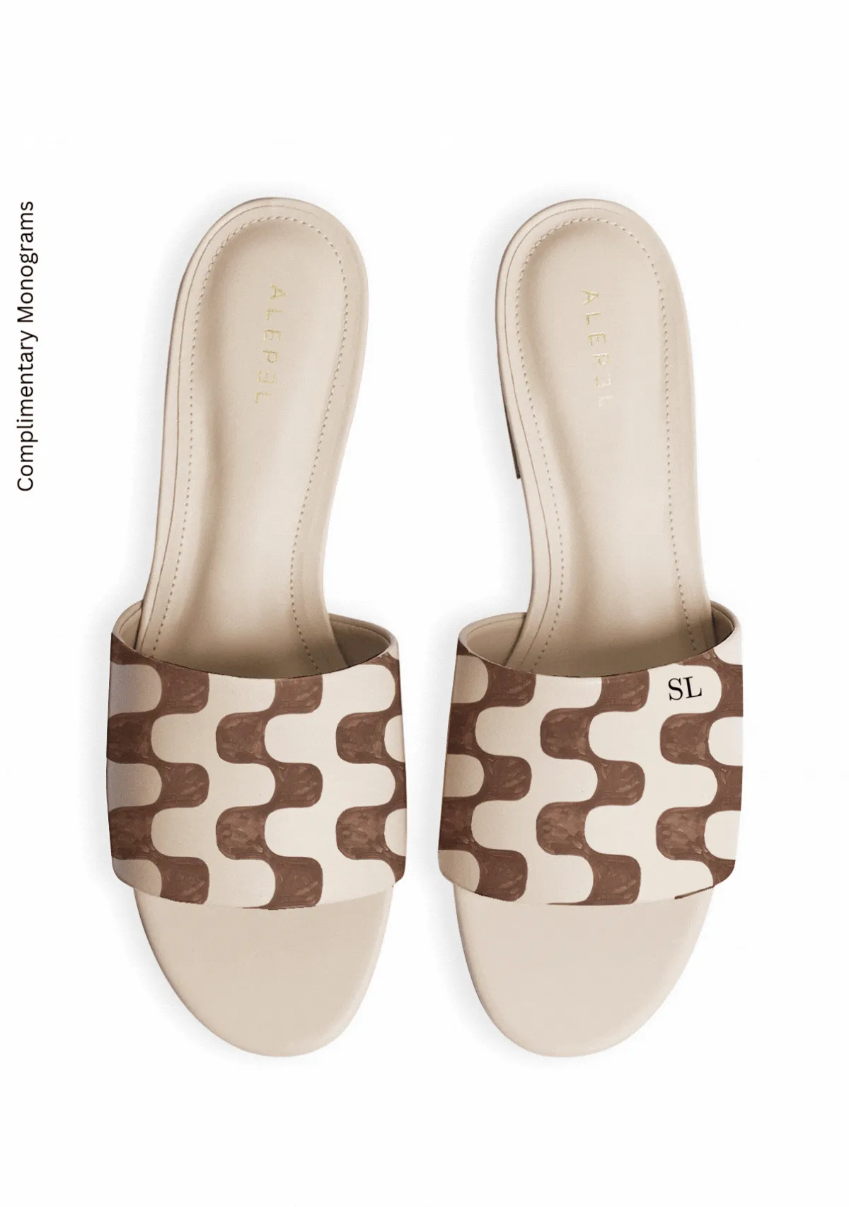 Warm Retro Beige Slide Water Safe