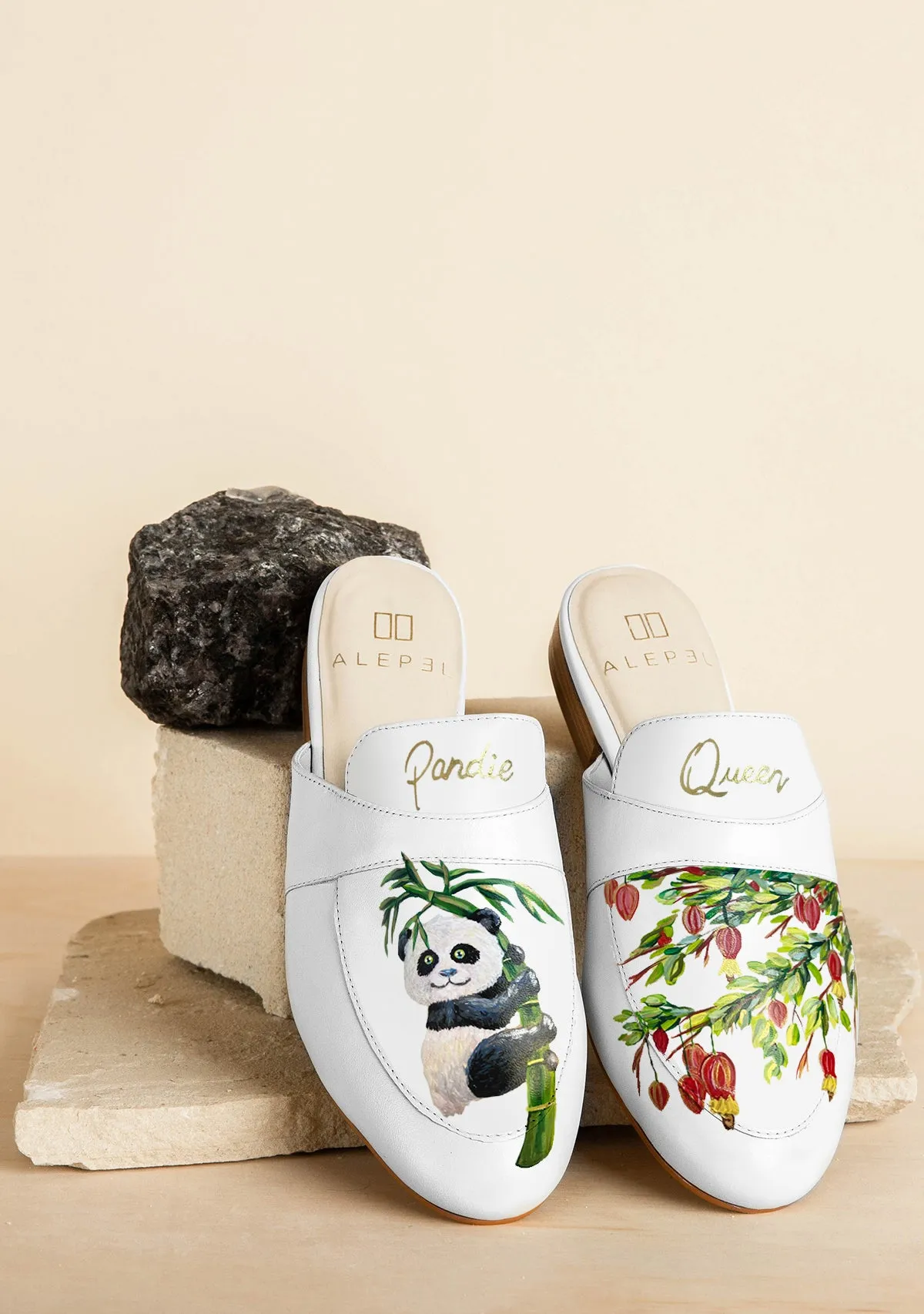 Waterproof Cushion Foam White Mule Custom Design