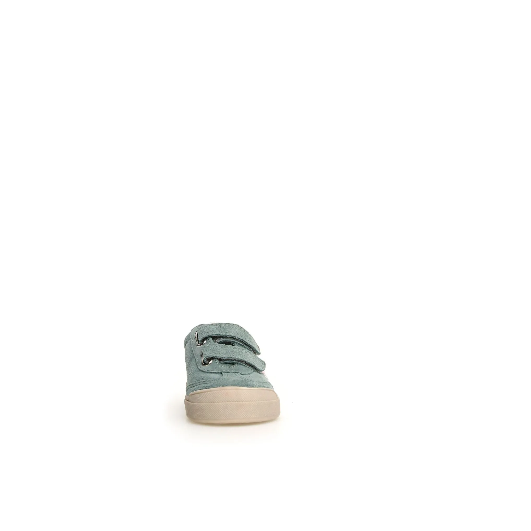 Waterproof Style Naturino Girl's Riby Vl Casual Shoe with Hoop and Loop Closure - Sage / Pink