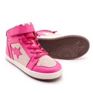 Velcro - closure kids' shoes Cool kids' gear Old Soles Girl's Galactica Casual Shoes - Candy / Light Grey Suede