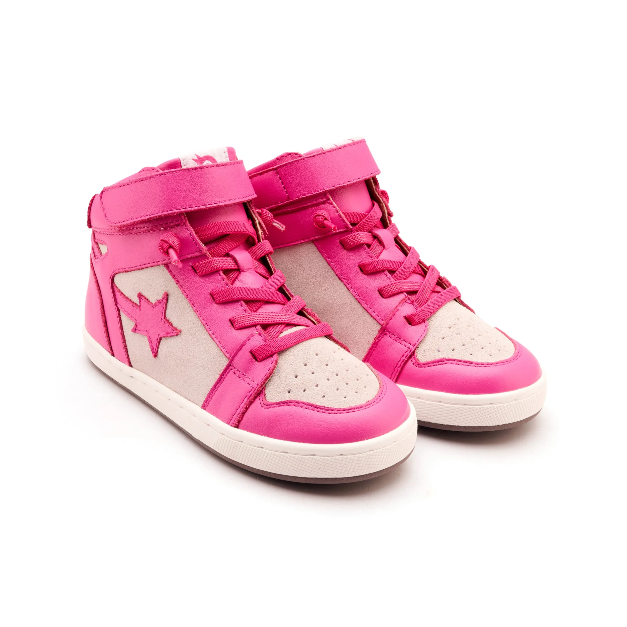 Waterproof Style Old Soles Girl's Galactica Casual Shoes - Candy / Light Grey Suede