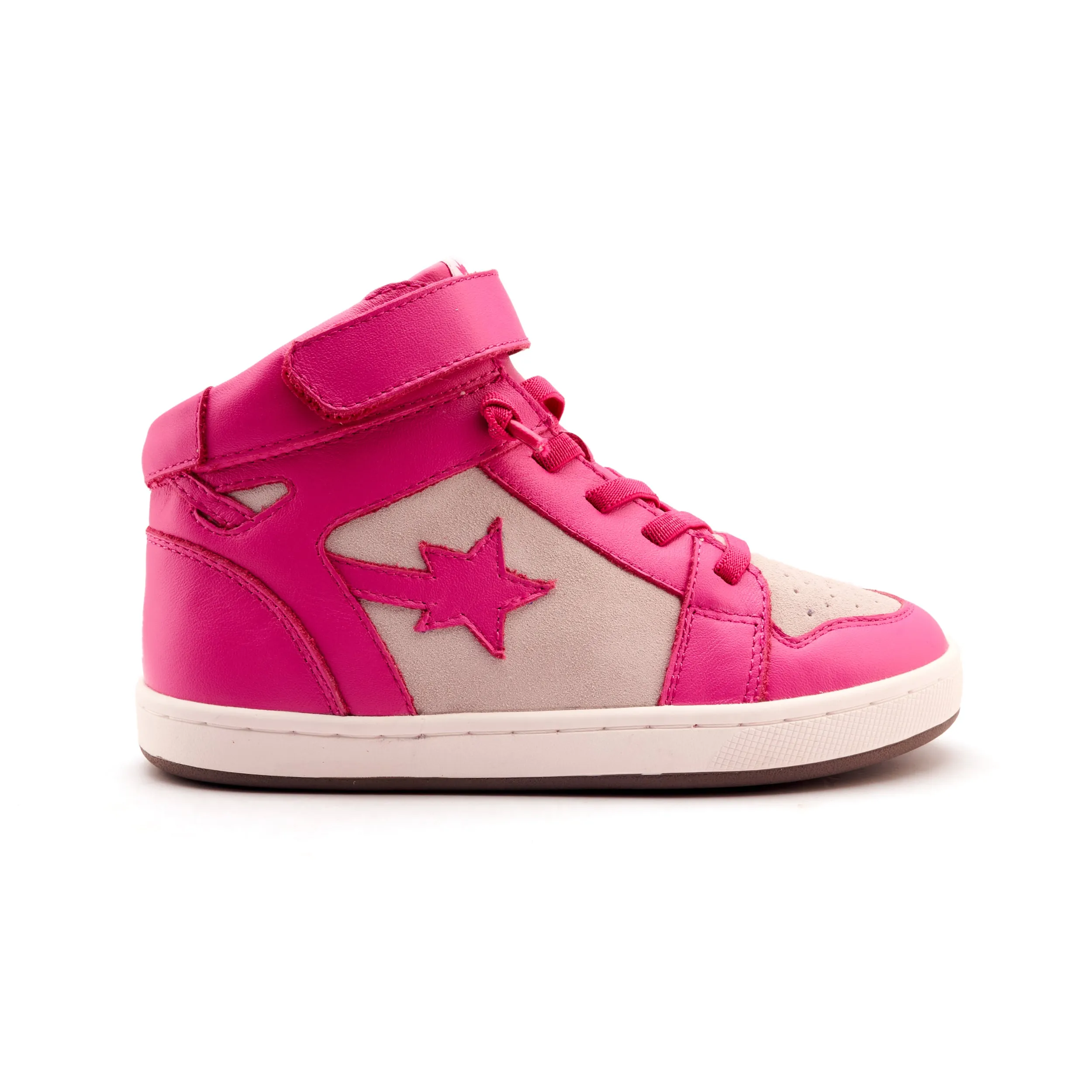 Waterproof Style Old Soles Girl's Galactica Casual Shoes - Candy / Light Grey Suede