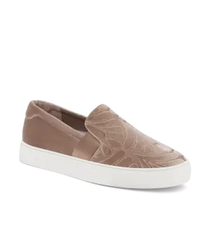 Easy Walk Even Lane The Swift - Taupe Velvet Embroidery